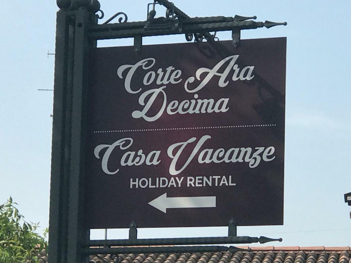 Appartamento "Casa Vacanze Corte Ara Decima" Sona Ngoại thất bức ảnh